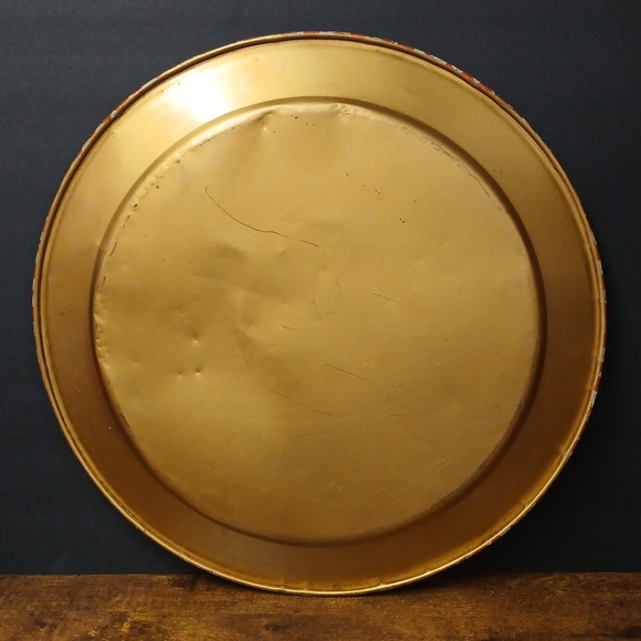 Vintage Mid Century Modern 1950s Metal Serving Tray BBQ Grill 19” Retro Decor - Picture 9 of 9